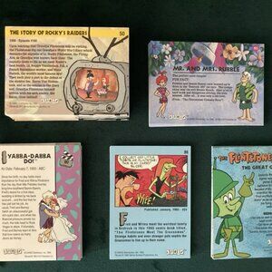 Vintage Flintstones Series 1 Trading Cards Near Complete Hanna Barbera By CARDZ